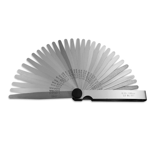 [cal-vlrmaat] Calibration Thickness gauges (per blade)